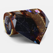 Cravate Imaginaire de luxe Gemstone Abstrait (Roulé)