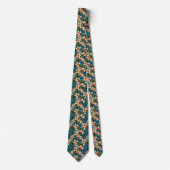 Cravate Imaginaire floral tropical (Devant)