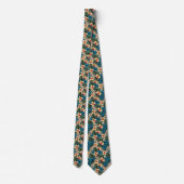 Cravate Imaginaire floral tropical (Dos)