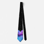 Cravate Imaginaire spatial Papillon cosmique (Devant)