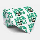 Cravate Imbéciles d'avril (Roulé)