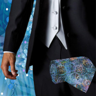 Cravate Impression Abstraite