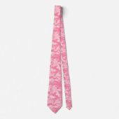 Cravate Impression Camo rose fille mignonne (Devant)
