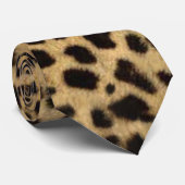 Cravate Impression Cheetah (Roulé)