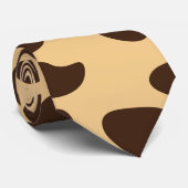 Cravate Impression Cheetah Brown (Roulé)