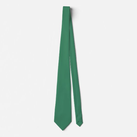 Cravate Impression couleur vive verte shamrock (Devant)