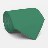 Cravate Impression couleur vive verte shamrock (Roulé)