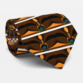 Cravate Impression de contraste de couleur Abstraite (Roulé)