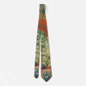 Cravate Impression de fruits et fleurs vintage pour cuisin (Dos)