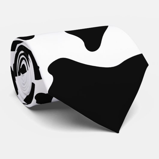 Cravate Impression de la vache (Roulé)