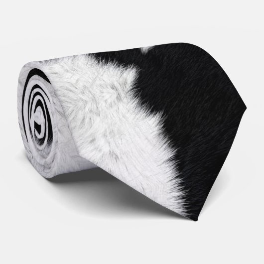 Cravate impression de vache (Roulé)