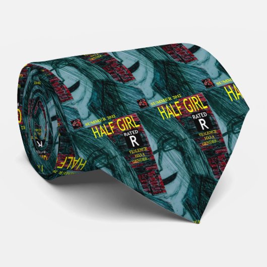 Cravate impression demi-fille (Roulé)