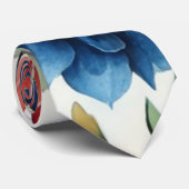 Cravate Impression florale d'aquarelle de printemps (Roulé)