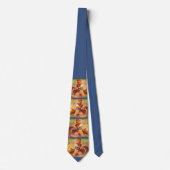 Cravate Impression héroïque Uncle Sam des années 1940 (Devant)