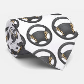 Cravate Impression Jaguar (Roulé)