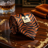 Cravate Impression tigre