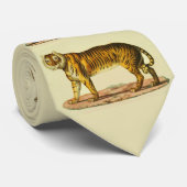 Cravate Impression tigre 1824 (Roulé)