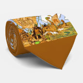 Cravate impression vikings (Roulé)