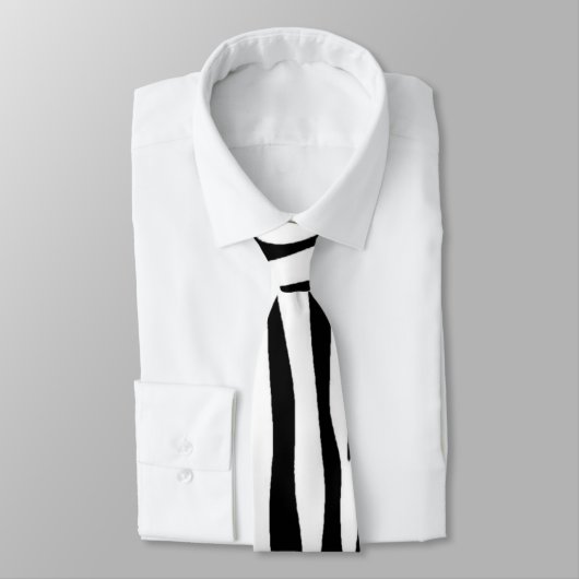 Cravate Impression Zebra (Attaché)