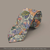 Cravate Impressionist Floral Tapestry Necktie