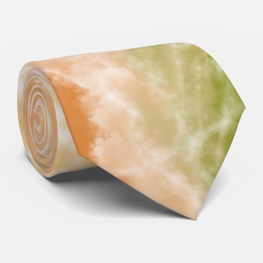Cravate Imprimer Pastel Citrus (Roulé)