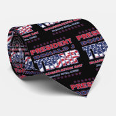 Cravate Inauguration 2025 du président Trump (Roulé)