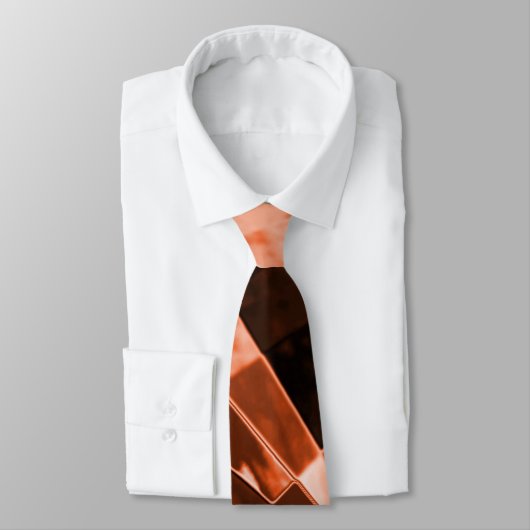Cravate Inclinés et quelques carrés et rectangles de corai (Attaché)