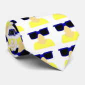 Cravate Incognito Mustache & Lunettes (Roulé)