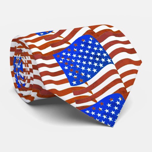 Cravate Indicateur cravate-abstrait /USA (Roulé)