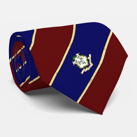 Cravate Indicateur de bandes Connecticut (Roulé)