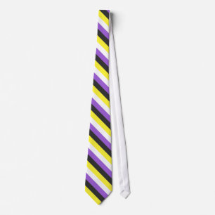 Cravate Indicateur Pride non binaire