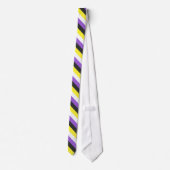 Cravate Indicateur Pride non binaire (Dos)