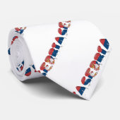 Cravate Indicateur texte serbe (Roulé)