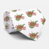 Cravate Indigène de la Virginie Occidentale avec la carte (Roulé)