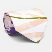 Cravate Indigenous Gold Leaf Woodland Flowers (Roulé)