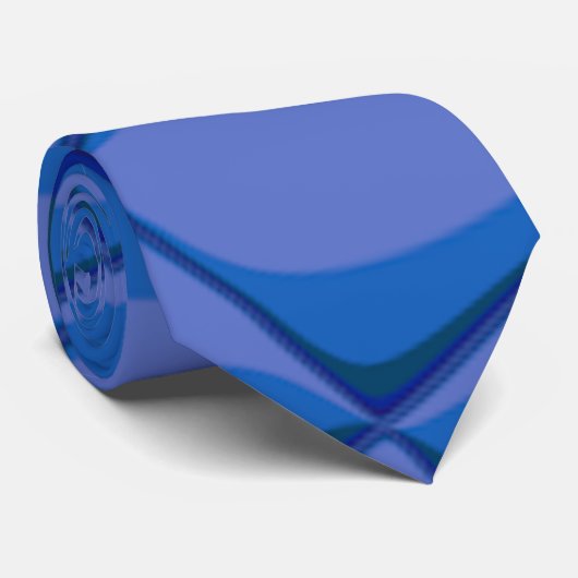 Cravate indigo palette (Roulé)