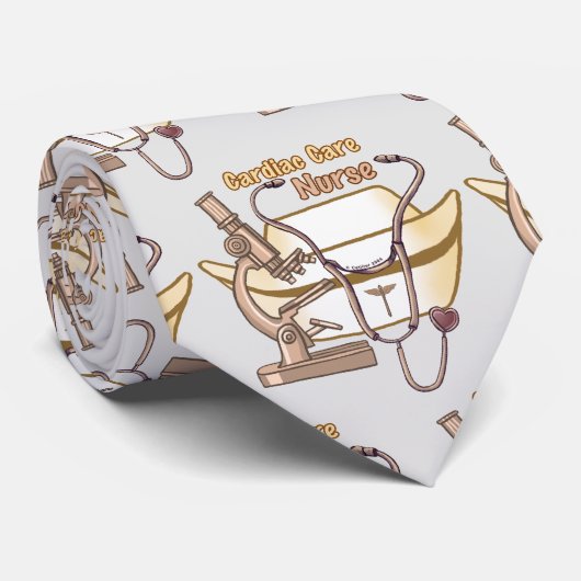 Cravate Infirmière cool Cardiac (Roulé)