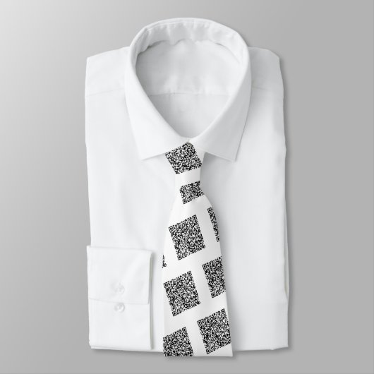 Cravate Informations sur l'analyse de code QR personnalisé (Attaché)