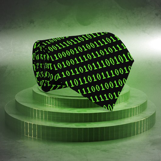 Cravate Informatique rétro - Programmation en binaire - Co