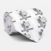 Cravate Ingénieur mécanique antique d'outil (Roulé)