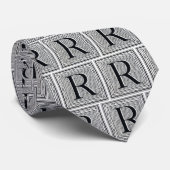 Cravate Initiale de bois de graveur de gravure sur bois en (Roulé)