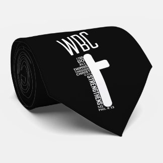 Cravate Initiales du pasteur Nom de l'église Philippiens 4