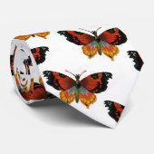 Cravate Insectes vintages ou des insectes, Beau Papillon (Roulé)