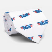 Cravate Insigne d'ailes de l'équipage - Aviation (Roulé)