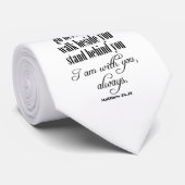 Cravate Inspirationnal God Will Quota avec Bible Verset (Roulé)