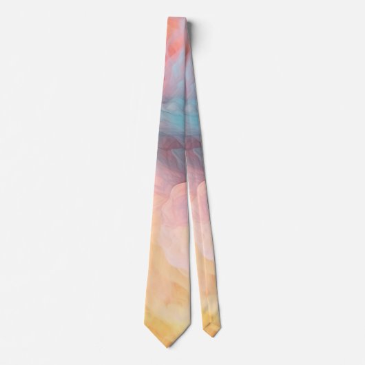 Cravate inspiré d'Aurora Borealis (Devant)