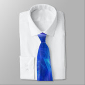 Cravate instantanée bleue (Attaché)