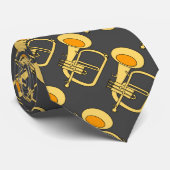 Cravate Instrument de musique Flugelhorn (Roulé)