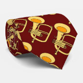 Cravate Instrument de musique Flugelhorn (Roulé)