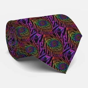 Cravate Intérieur   Arc-en-ciel Fractal Art